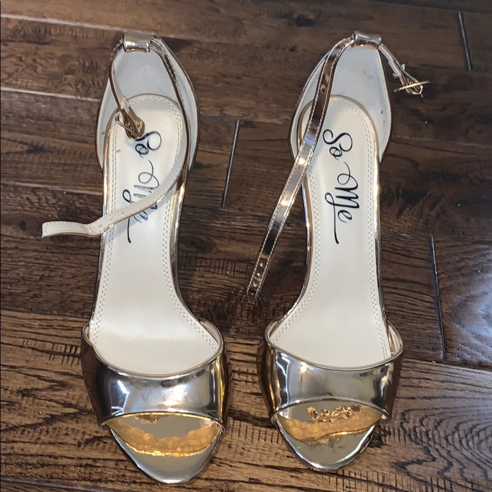 SO ME ROSE GOLD HEELS